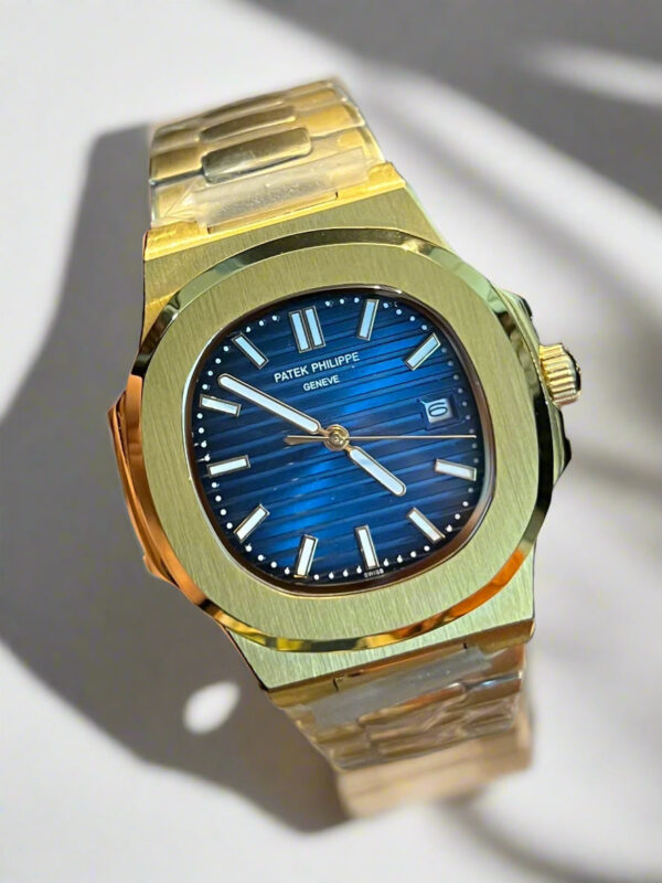 Golden Automatic Blue Dial