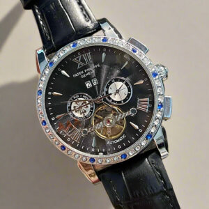 Silver Stone Automatic Pendulum With Chronograph
