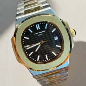 Two Tone Automatic Black Dial